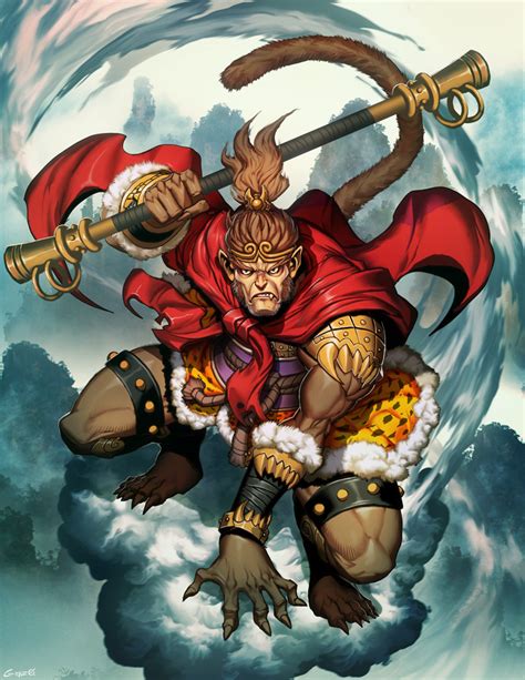 Sun Wukong is similar to Mithras as he too struggles against bovine opponents, including Laozi’s buffalo in chapters 50 to 52 and the Bull Demon King in chapters 59 to 61. However, Monkey’s conception involves the mingling of masculine heavenly and feminine earthly forces, while Mithras is born of a virginal stone. ...